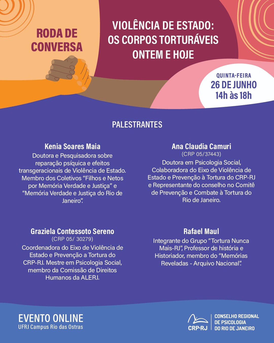 crp-rj-realizara-roda-de-conversa-sobre-violencia-do-estado-e-prevencao-a-tortura-de-forma-hibrida-no-dia-26-de-junho