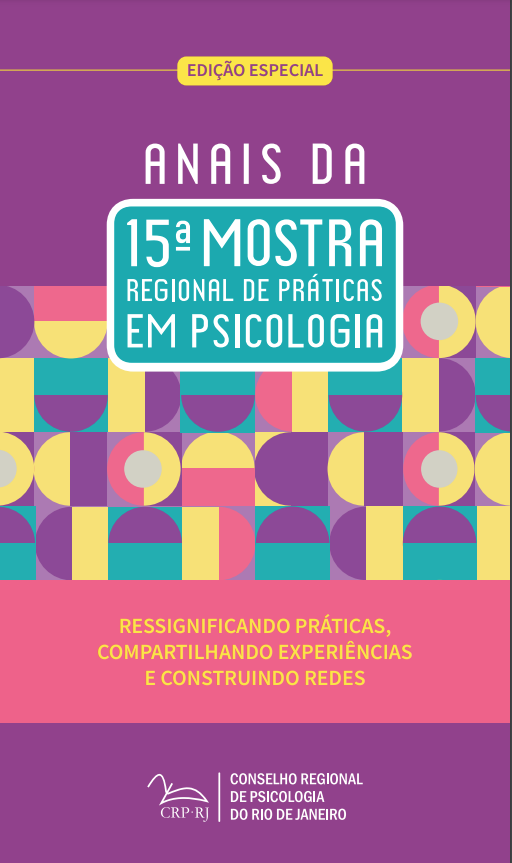 Anais da 15ª Mostra Regional em Psicologias